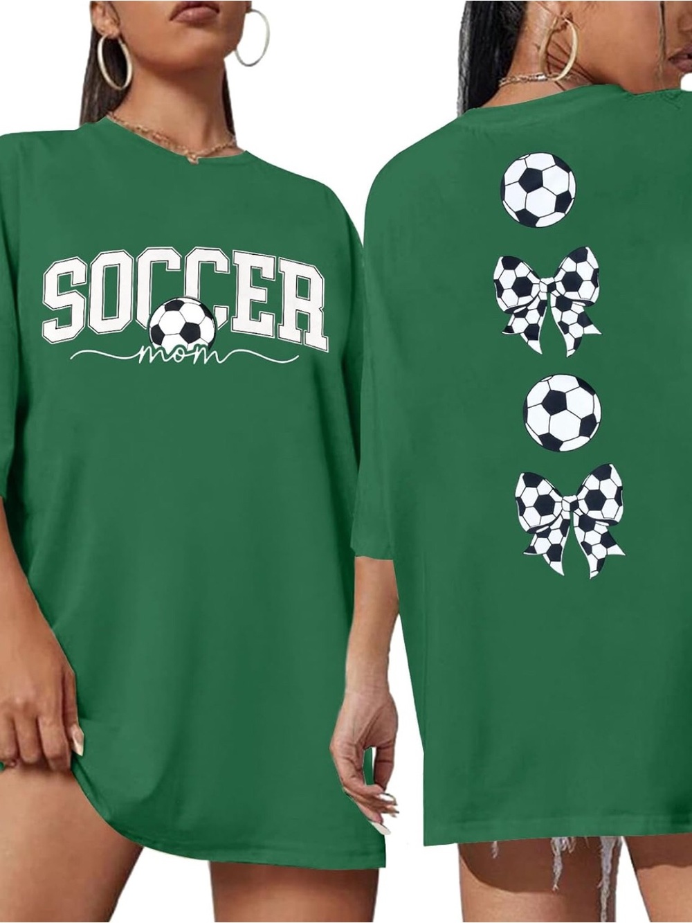 Green Soccer Mom Short Sleeve Tee